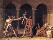 Jacques-Louis  David The Oath of the Horatii china oil painting artist